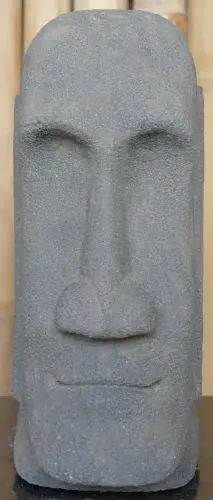 Product image of the product “Tiki head, shape stone / carved, handmade, in the sizes from 13cm to 75cm, Antique finish ”